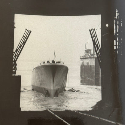 Vintage Ship Boat Photo Photograph Nautical 1954