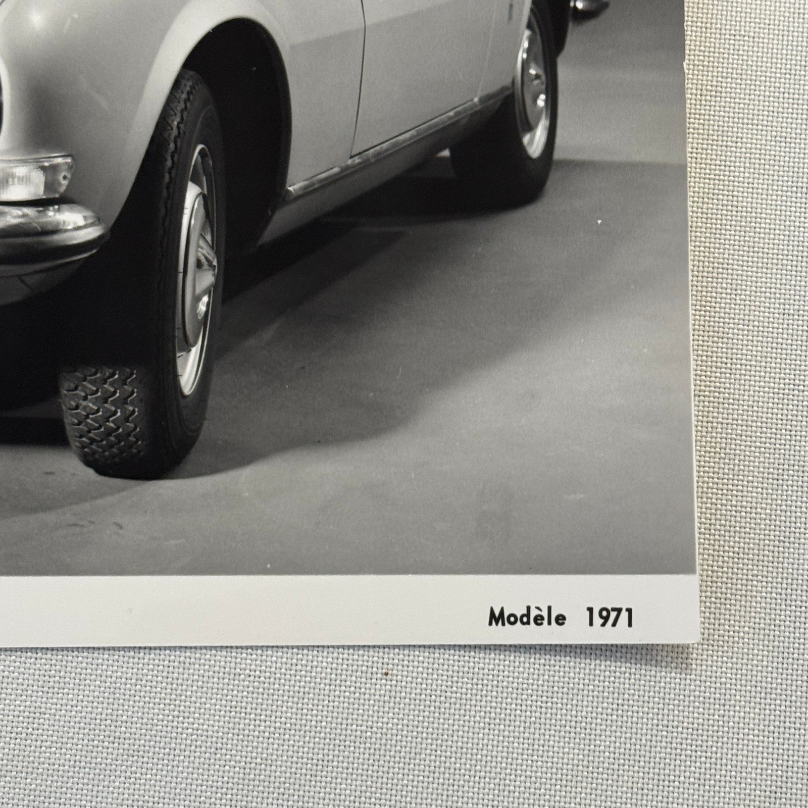 1971 Peugeot 504 Coupe Factory Press Photo Photograph Vintage