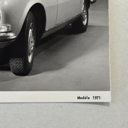 1971 Peugeot 504 Coupe Factory Press Photo Photograph Vintage