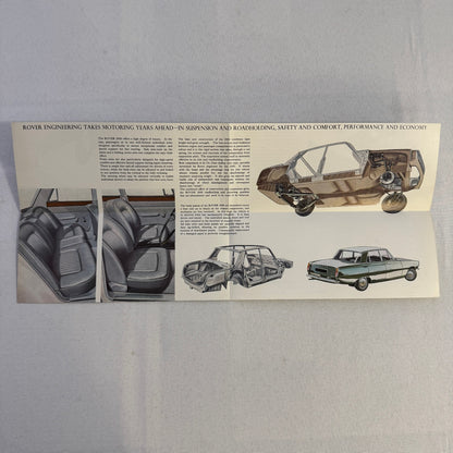 Rover 2000 Car Sales Brochure Catalog Vintage Advertising