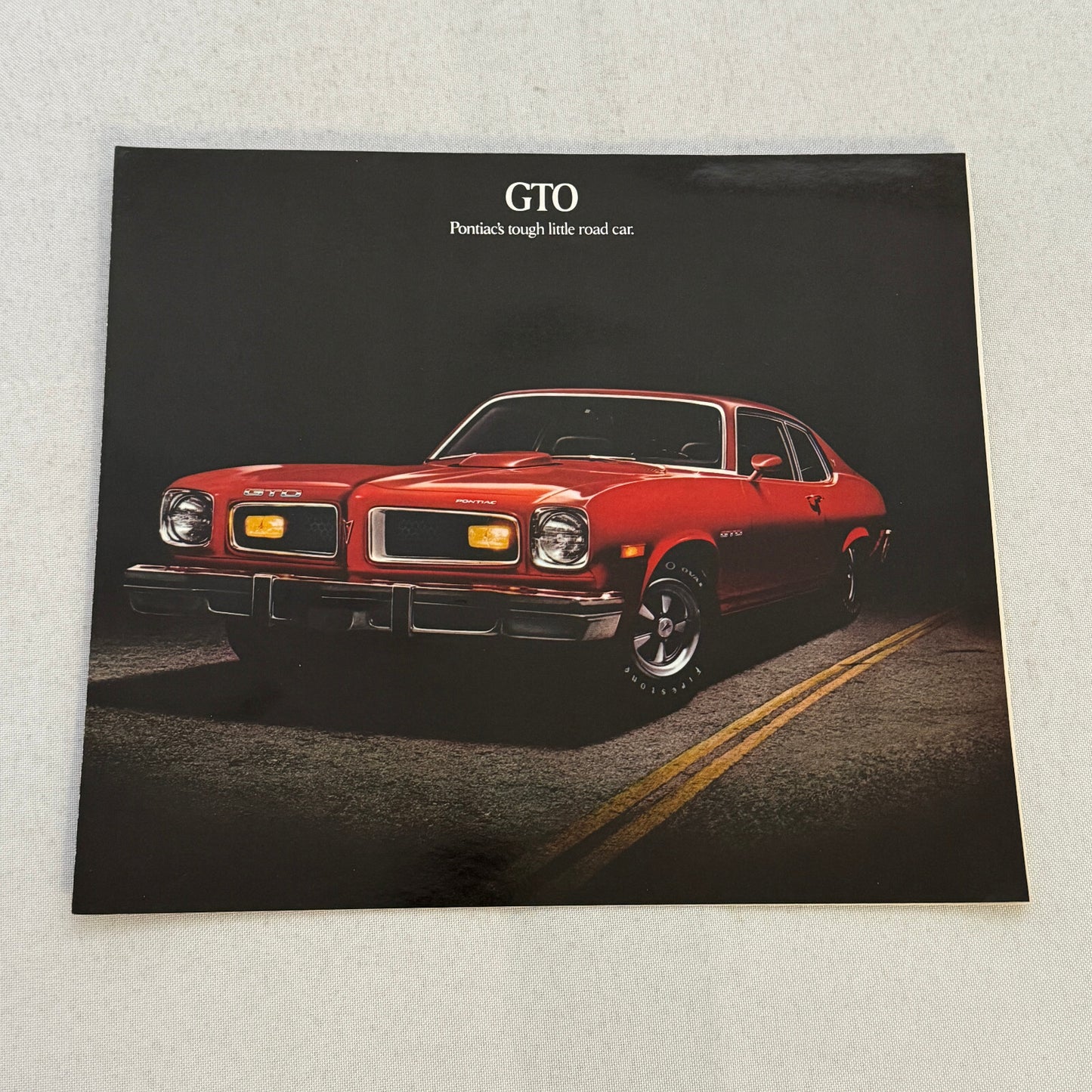 1974 Pontiac GTO Car Sales Brochure Catalog Advertising