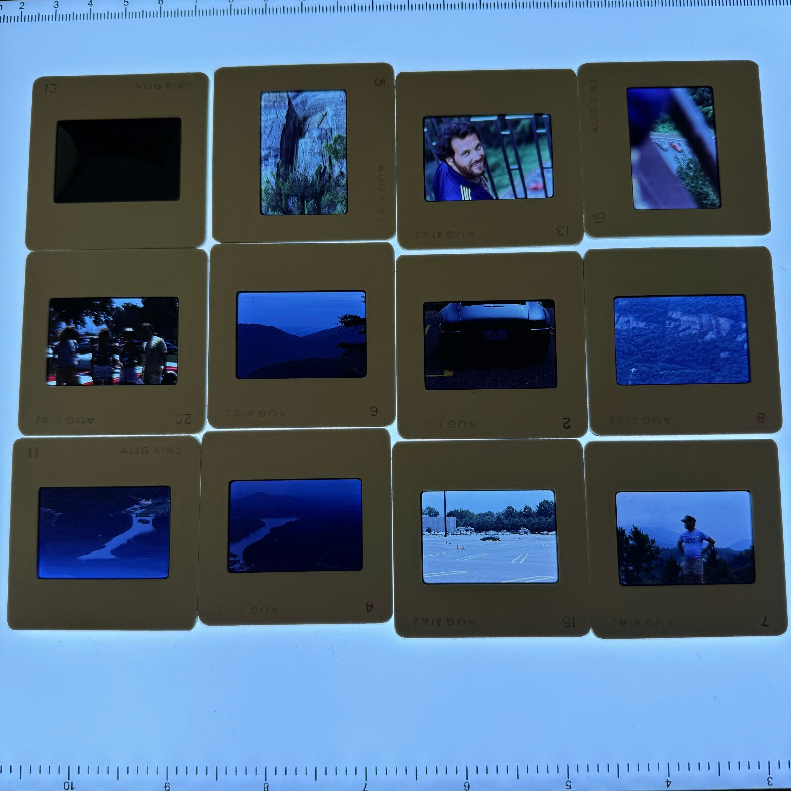 35mm Photo Slide Lot 40+ Porsche Cars Autocross Car Show People Landscape +