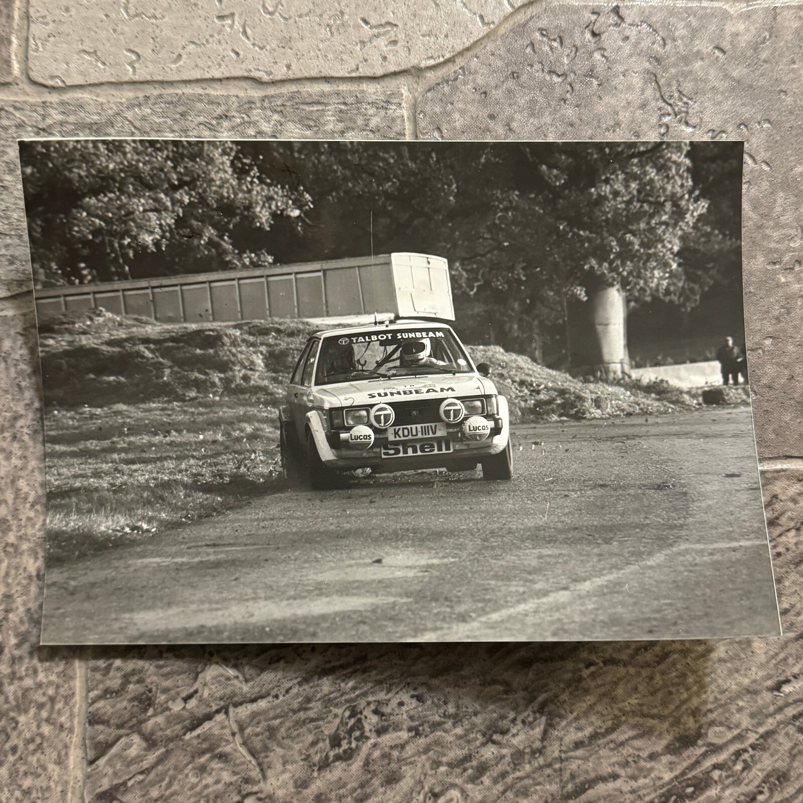 1980 RAC Rally Rallye Car Racing Photo Photograph Sunbeam Talbot Car Vintage