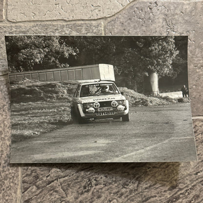 1980 RAC Rally Rallye Car Racing Photo Photograph Sunbeam Talbot Car Vintage