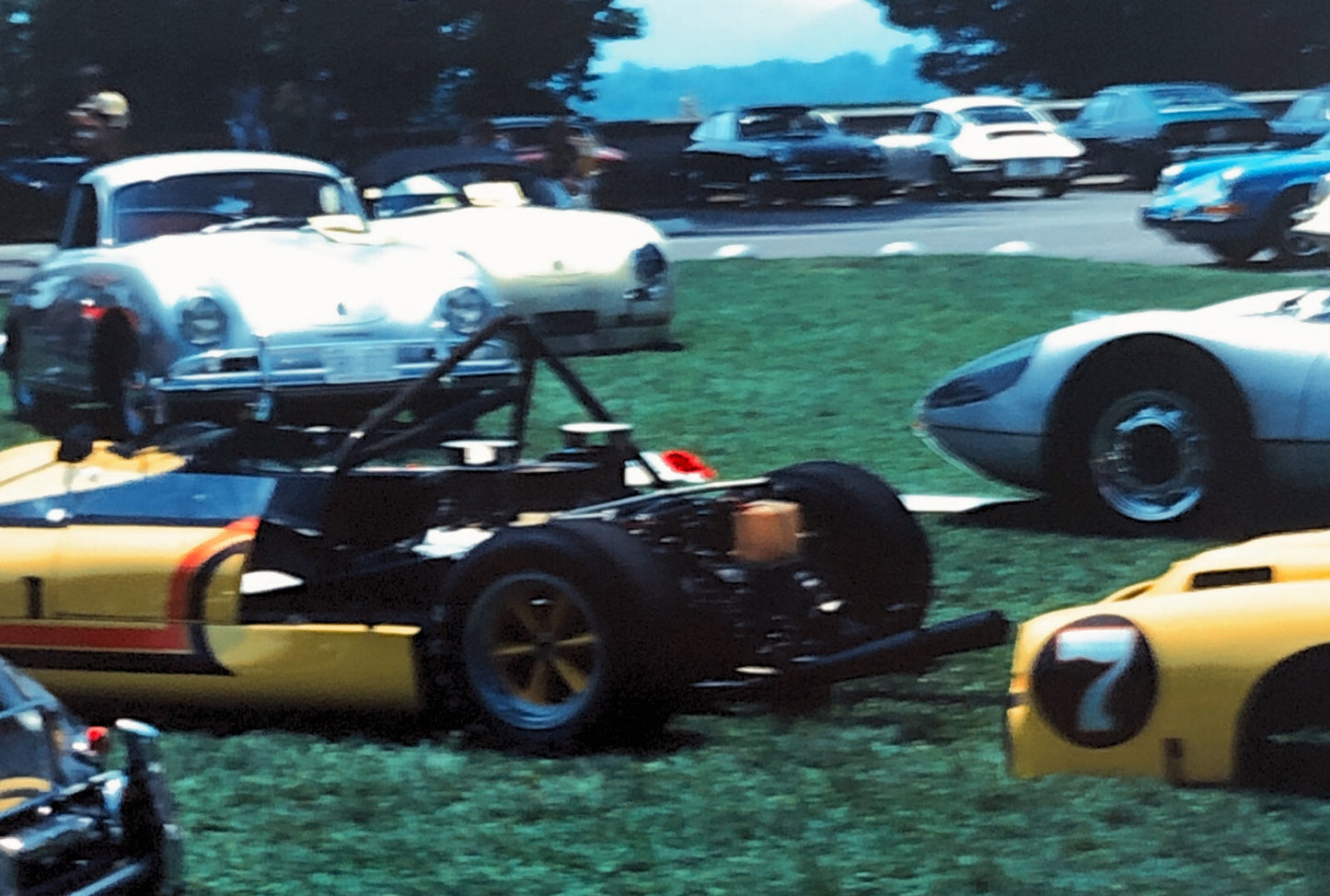 Porsche Car Show 35mm Photo Slide Vintage 1981