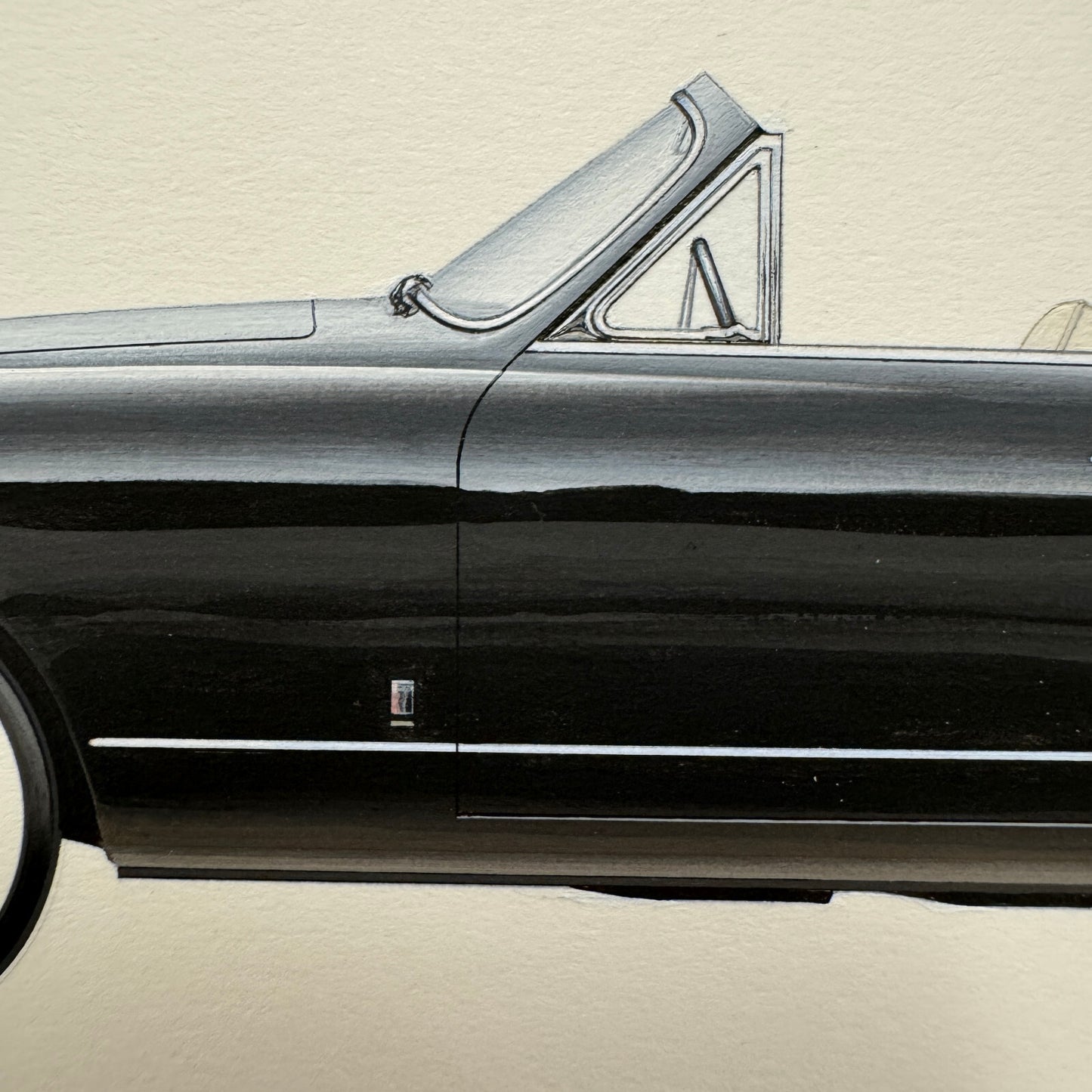 1952 Ford Comete Cabriolet Coachbuilder Automobile Illustration Art Drawing