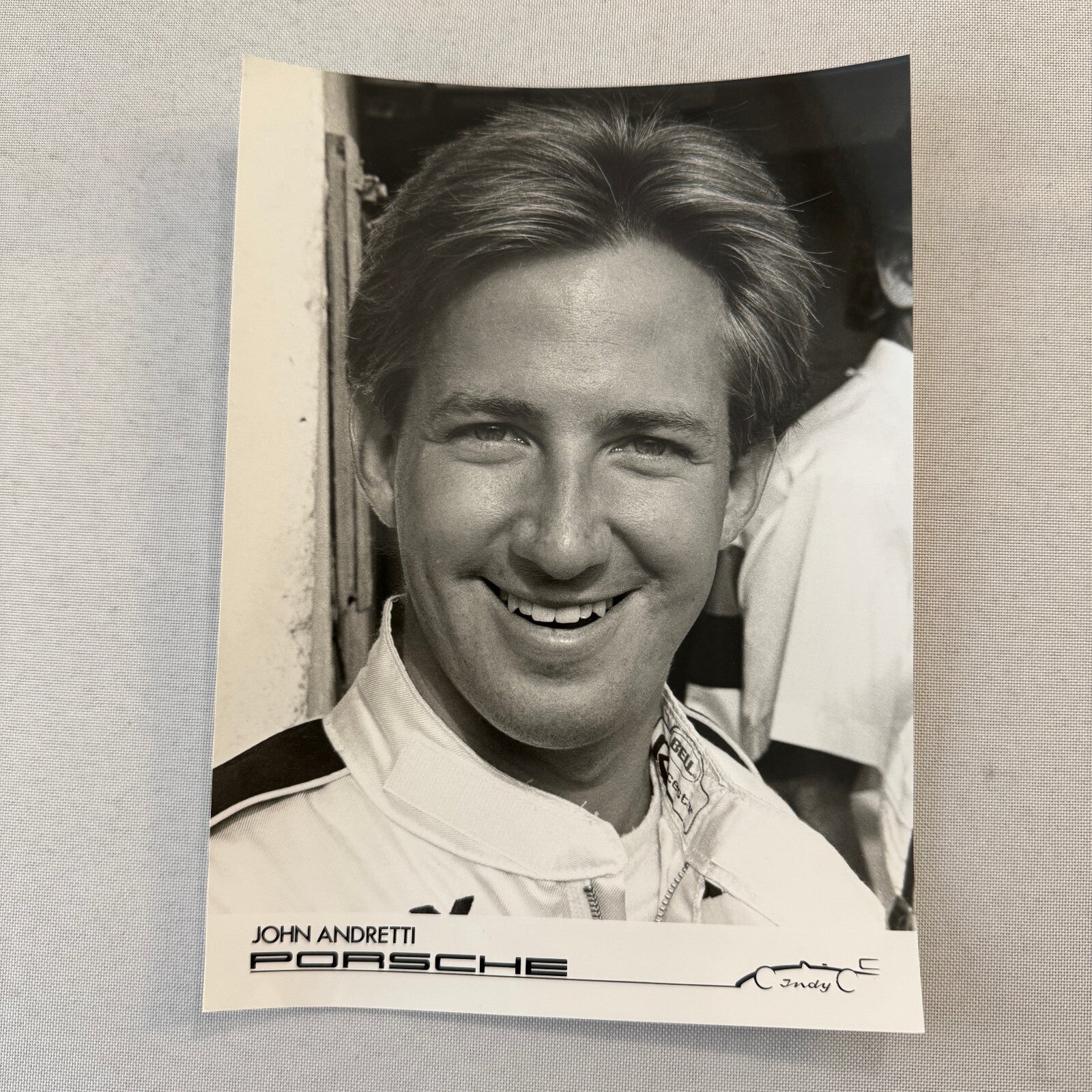Vintage Porsche Racing Factory Photo Photograph John Andretti Indy Racing