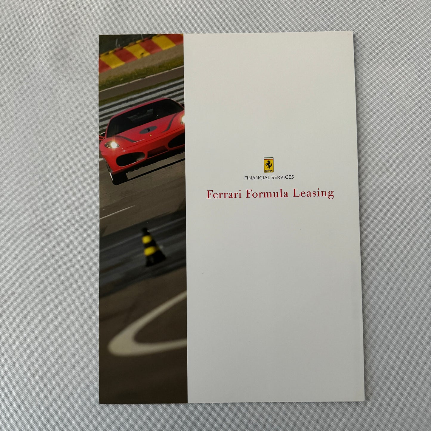 Ferrari Financial Services Formula Leasing Sales Brochure Catalog Advertising