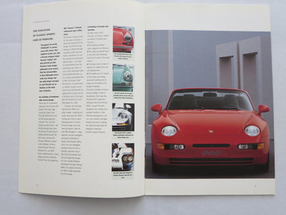 1992 Porsche Sales Brochure Catalog 928GTS 911 Carrera 2 4 Turbo 968 