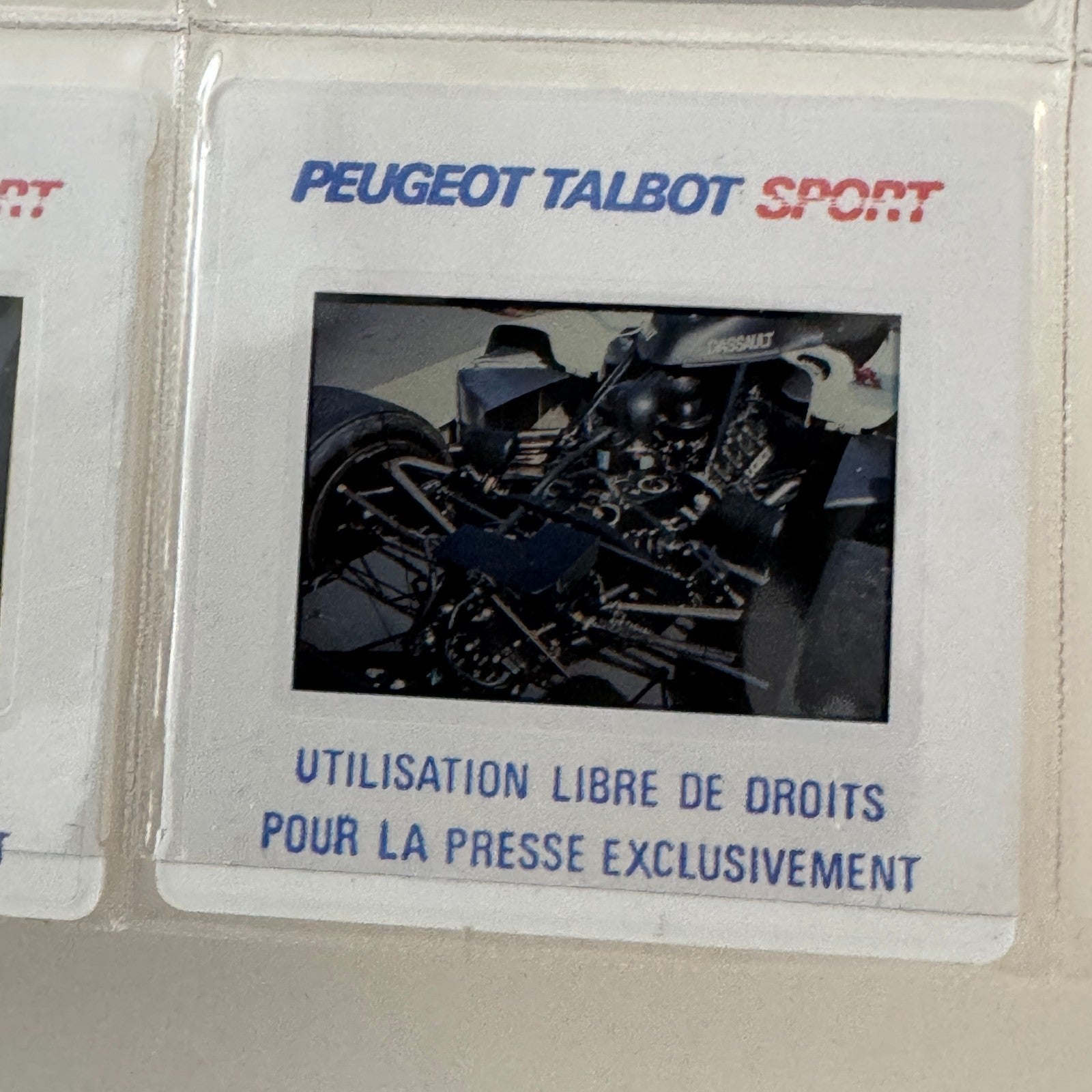 Vintage Peugeot 905 Racing Car Press Kit Motorsport Race Photos 35mm Slides