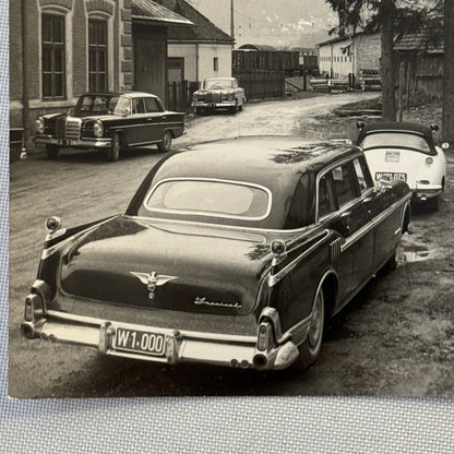 Cars on Street Mercedes Benz Porsche 356 Imperial Photo Photograph