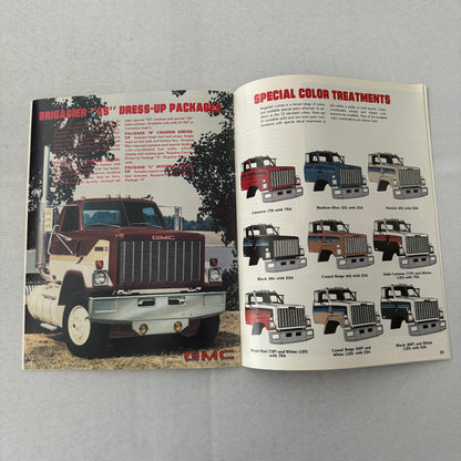 GMC Brigadier Truck Sales Brochure Catalog Advertising Vintage 8000 9500
