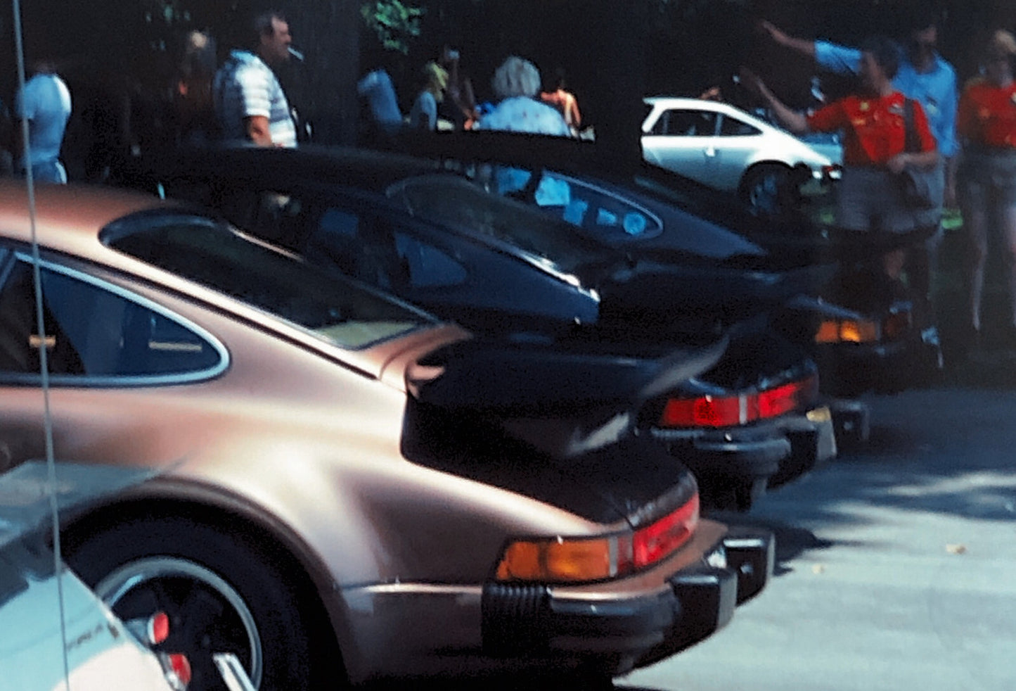 Porsche 911 Car 35mm Photo Slide Vintage 1981