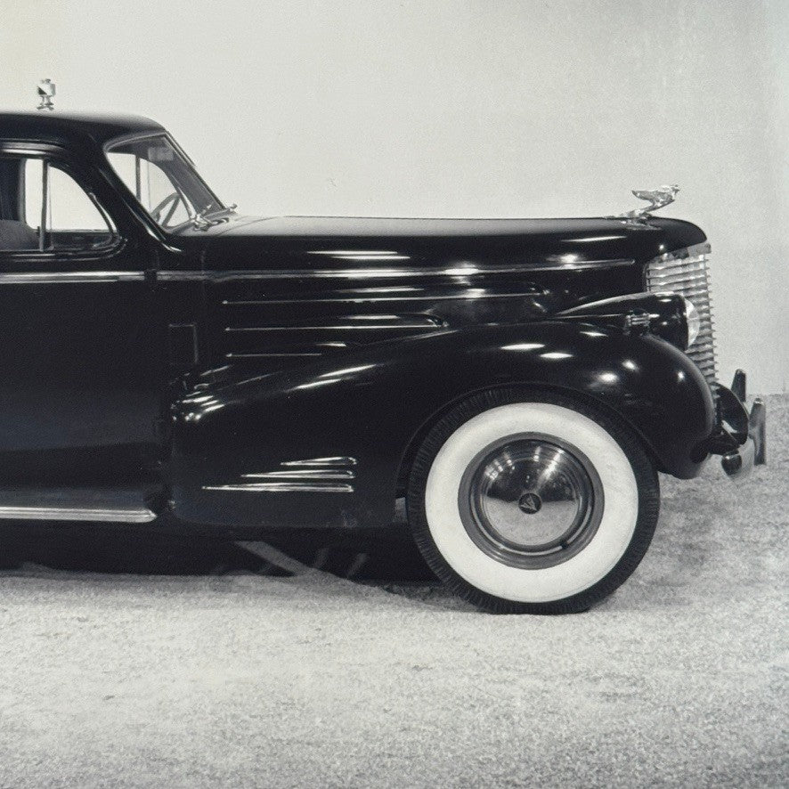 Vintage Cadillac Car Photo NEGATIVE with Print Automobile