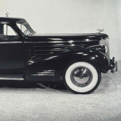 Vintage Cadillac Car Photo NEGATIVE with Print Automobile