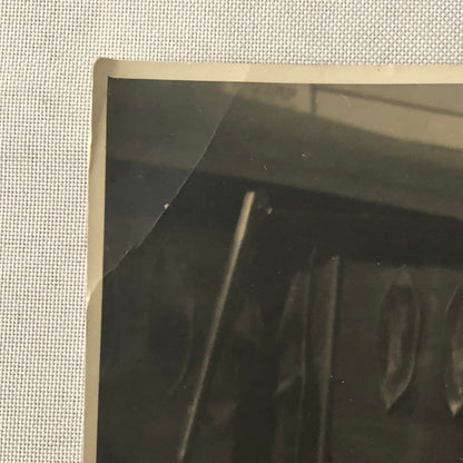 Vintage Photo Photograph Print - Man with Antique Car Automobile - Tag PSFA22