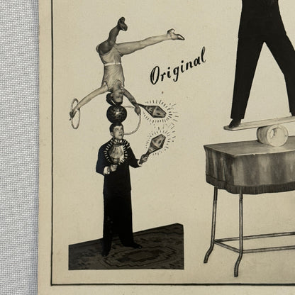 Vintage Circus Performer Act Photo Photograph The Juvelys Juggling Acrobats