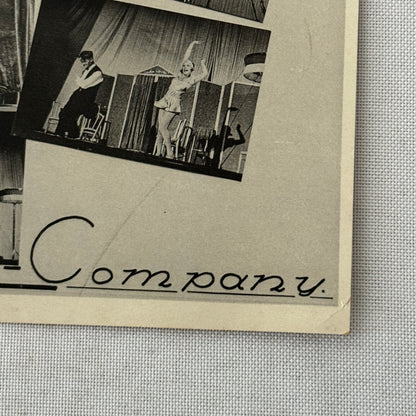 Vintage Circus Acrobat Balancing Act Postcard Post Card Lilian Ariston Company