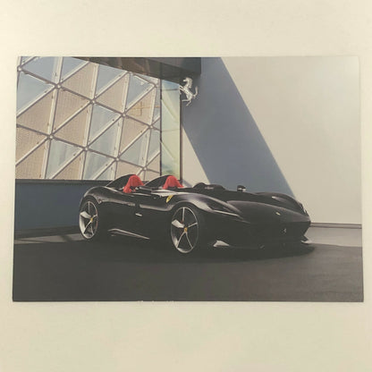 Ferrari Monza SP2 Advertising Card Postcard Brochure 