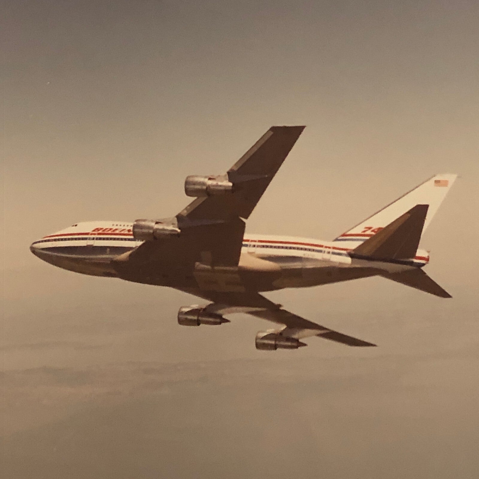 Boeing 747 Airplane Aircraft Plane Photo Photograph B-747SP Special Performance