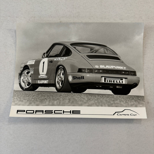 Vintage Porsche 911 Carrera Cup Racing Car Factory Press Photo Photograph Print