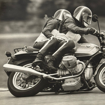 BMW R100 Motorcycle Bike Factory Press Photo Photograph Print Germany BMW R 100