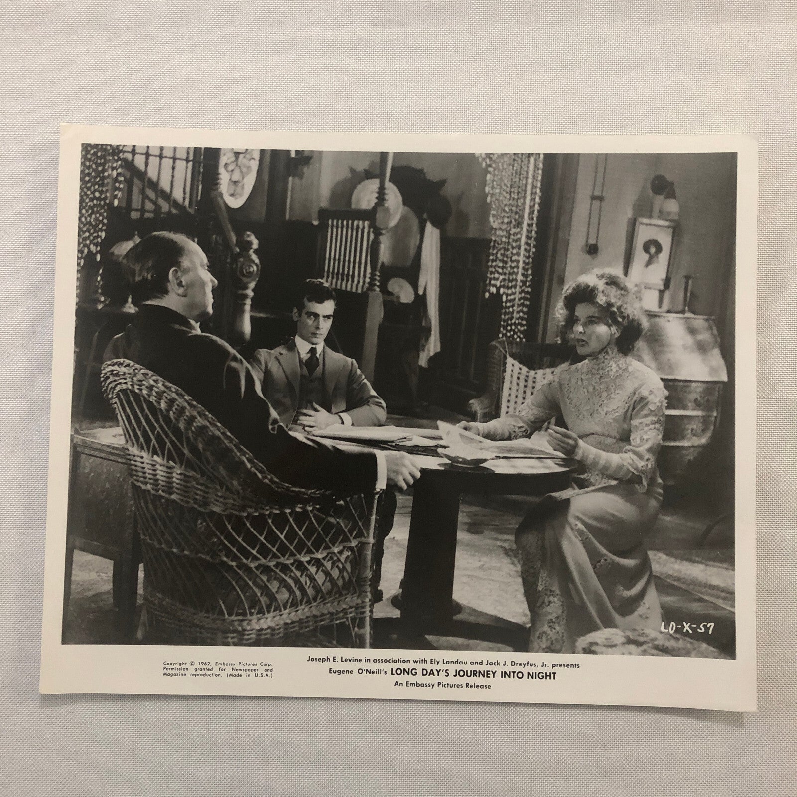 Katharine Hepburn Actress Photo Photograph Print Movie Still Long Days Journey