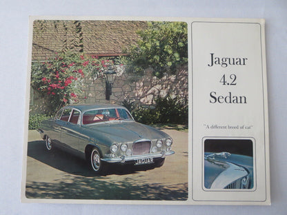Vintage Jaguar 4.2 Sedan Sales Brochure Catalog