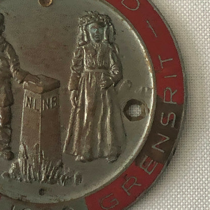 1952 RAC Zuid Brabant Grensrit Dutch Car Club Rally Rallye Participant Badge 