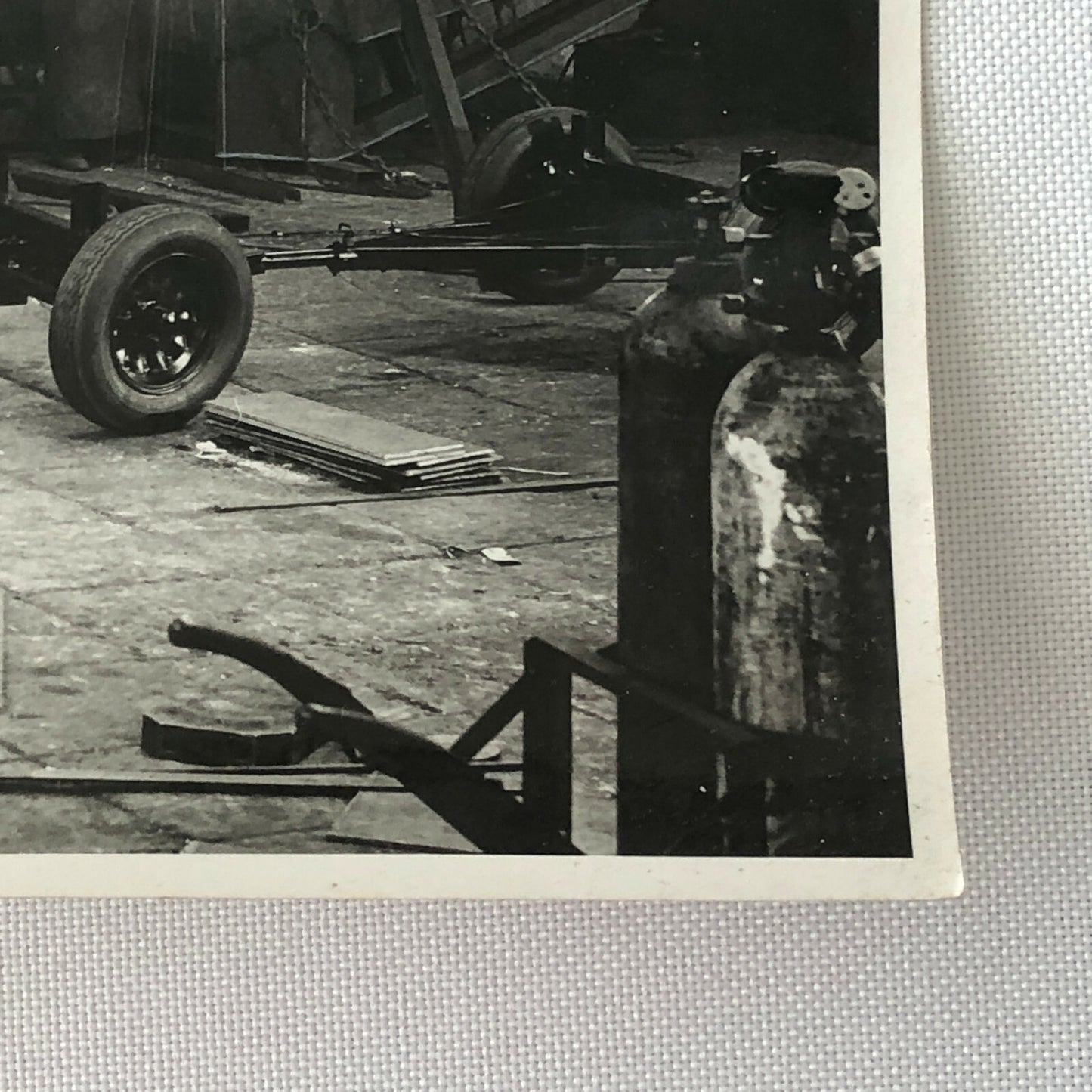 Vintage Photograph of a Factory with Workers Denmark Ergo Trailer Industrial