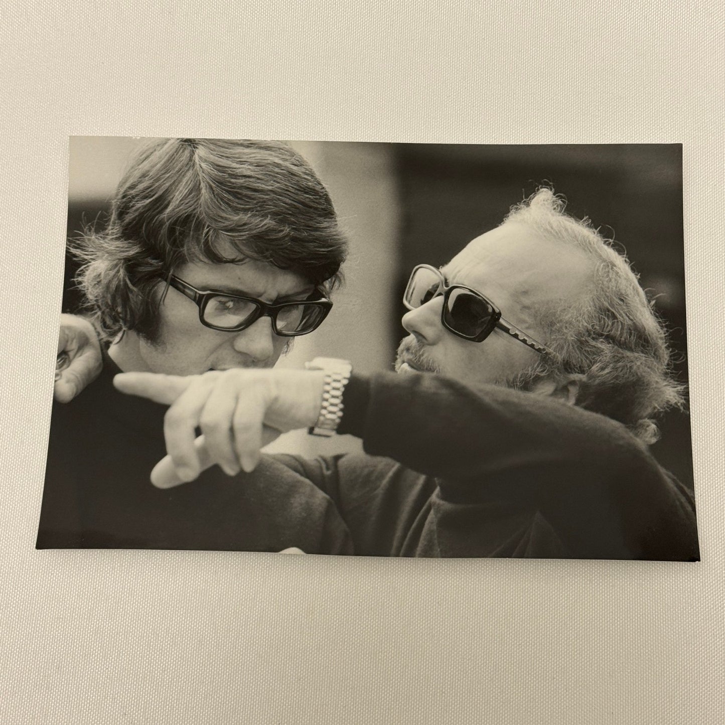 Vintage Racing Photo 1972 German Grand Prix Race Colin Chapman Peter Warr