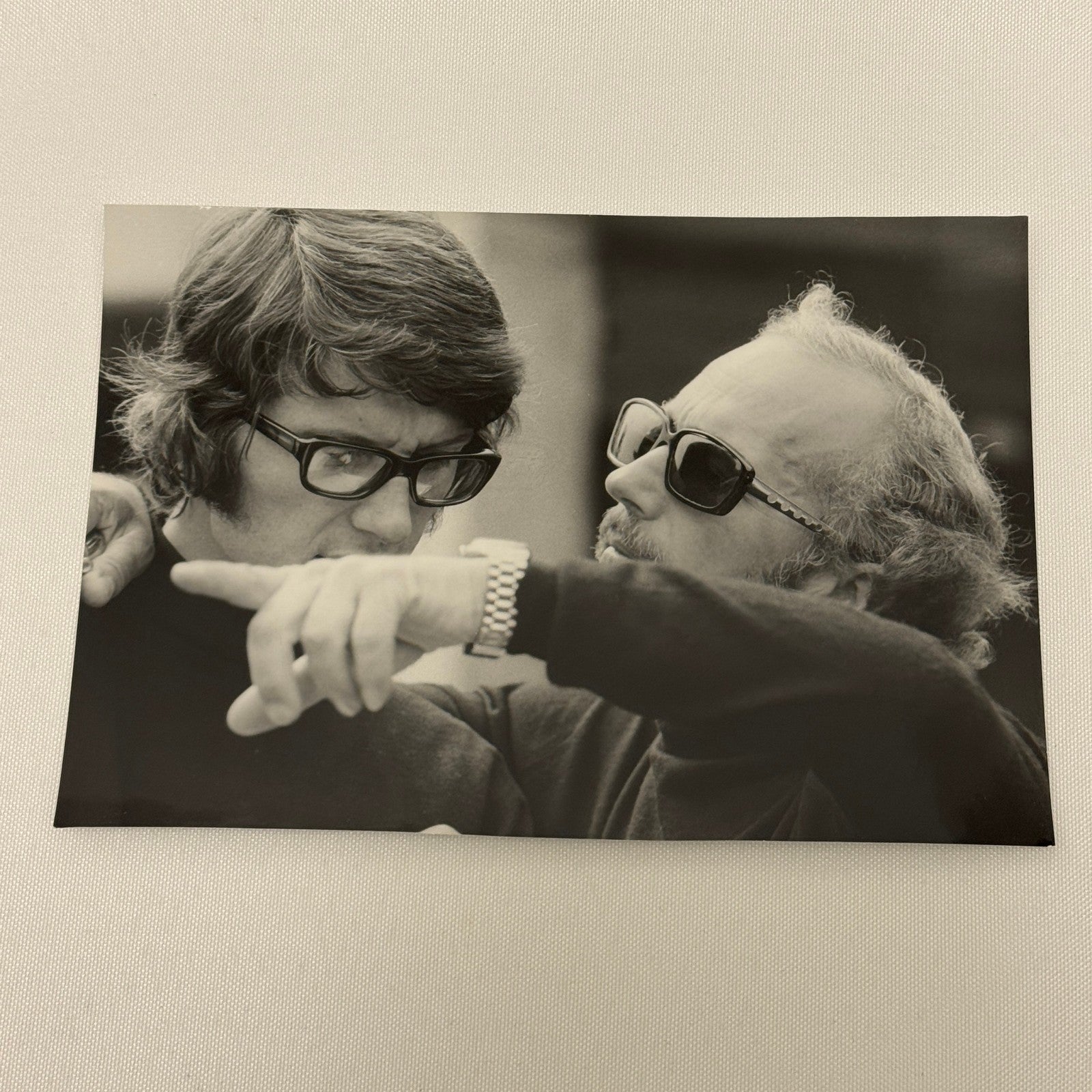 Vintage Racing Photo 1972 German Grand Prix Race Colin Chapman Peter Warr