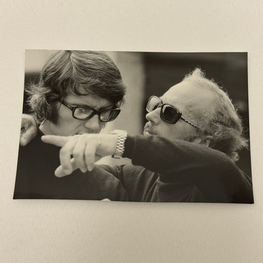 Vintage Racing Photo 1972 German Grand Prix Race Colin Chapman Peter Warr