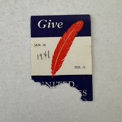 Give United Charities Charity Vintage Label Lot 40x 1941