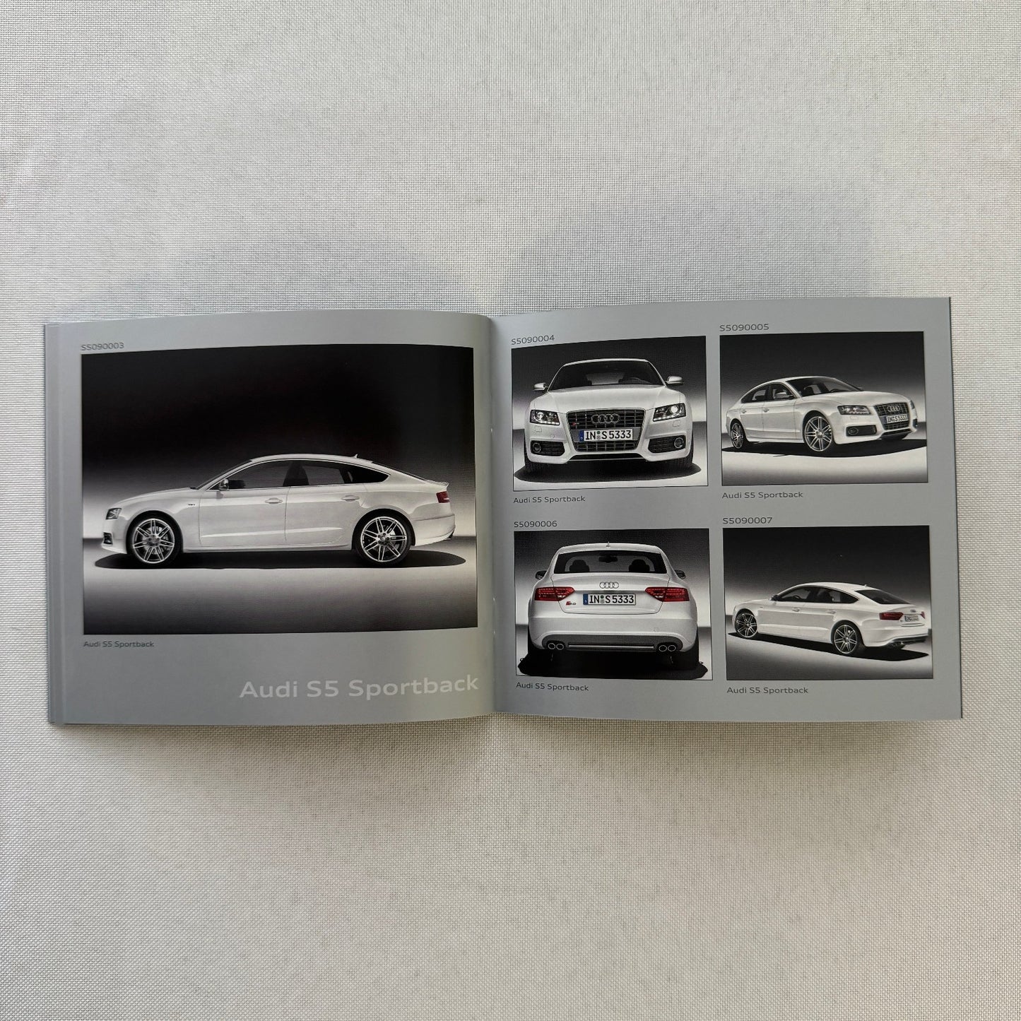 2009 Audi Factory Press Kit Photo CD Brochure Audi R8 Spyder S5 Sportback