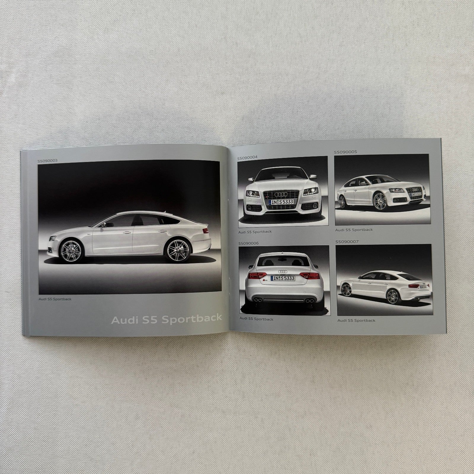 2009 Audi Factory Press Kit Photo CD Brochure Audi R8 Spyder S5 Sportback