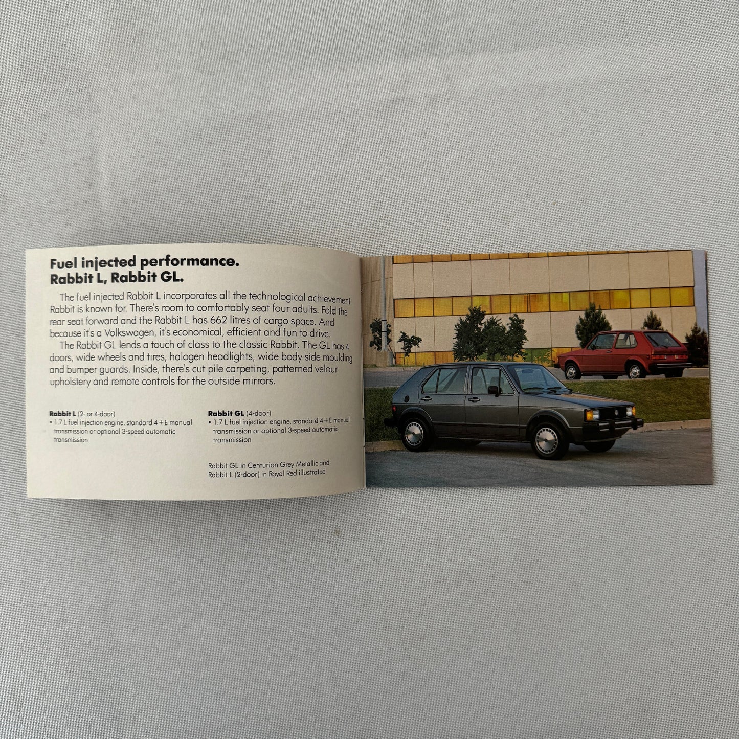 Volkswagen VW Car Sales Brochure Catalog Rabbit GTI Scirocco Vanagon Camper +