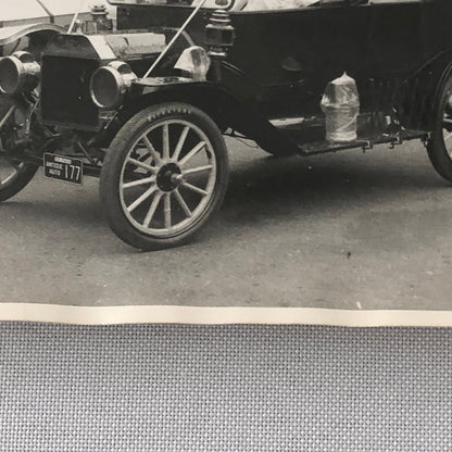 Antique Car Automobile Photo Photograph Print - Veteran Car Rally or Parade ? 