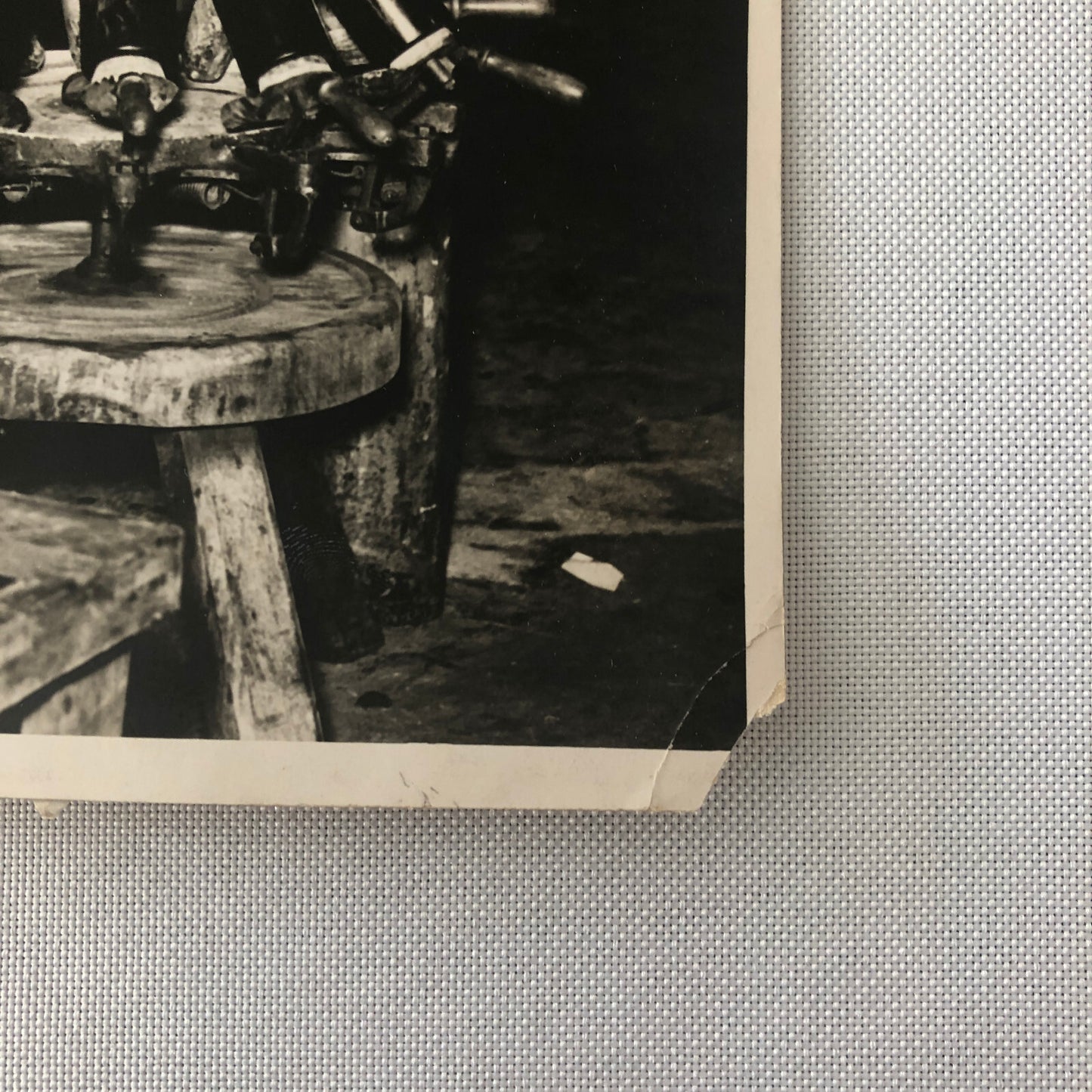 Press Photo Photograph Moussec Wine Maker Winery Wine Bottles 1934