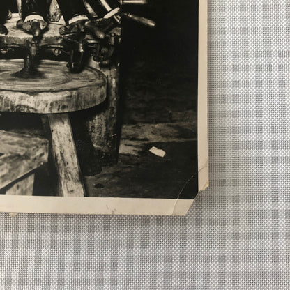Press Photo Photograph Moussec Wine Maker Winery Wine Bottles 1934