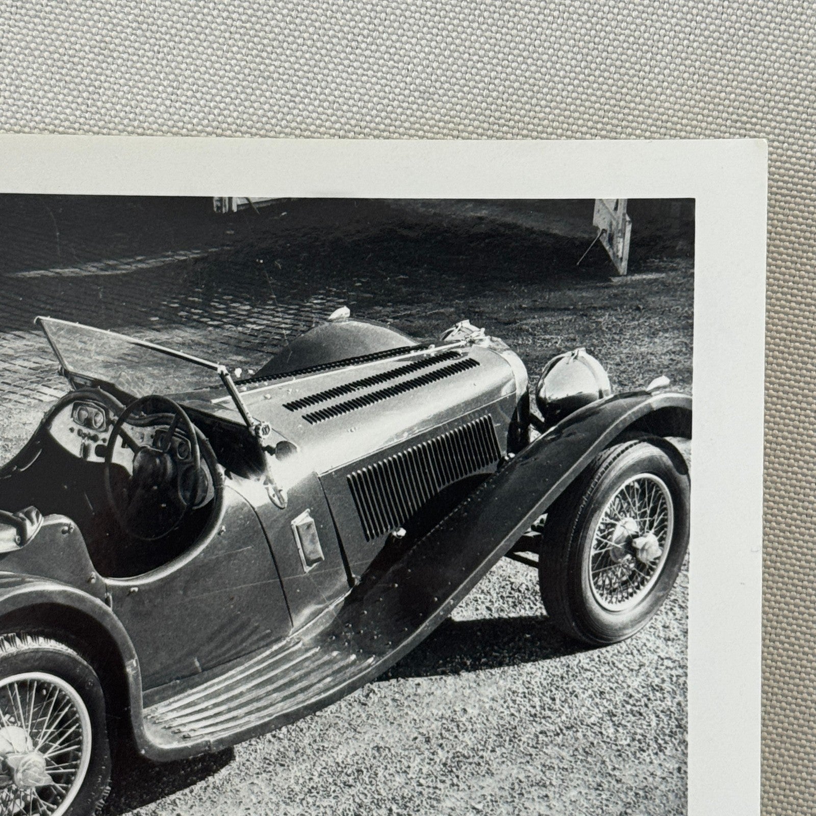 1938 Jaguar SS100 Car Photo Automobile Photograph Vintage Jaguar SS 100 Lot 2x