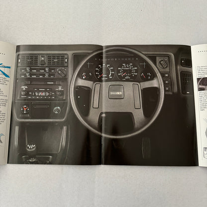 Volvo 360 Car Sales Brochure Catalog Advertising UK Market