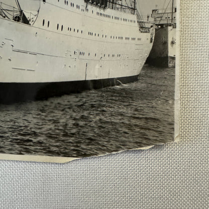 Vintage Ship Boat Photo Photograph Print RMS Lady Somers Montreal Maiden Voyage