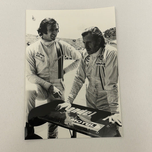 Vintage Racing Photo 1971 Interlagos F2 Race Graham Hill Tim Schenken Motorsport