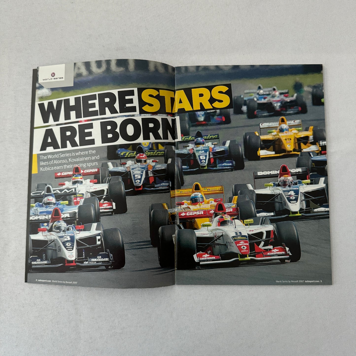 2007 Renault World Series Racing Guide Brochure Autosport