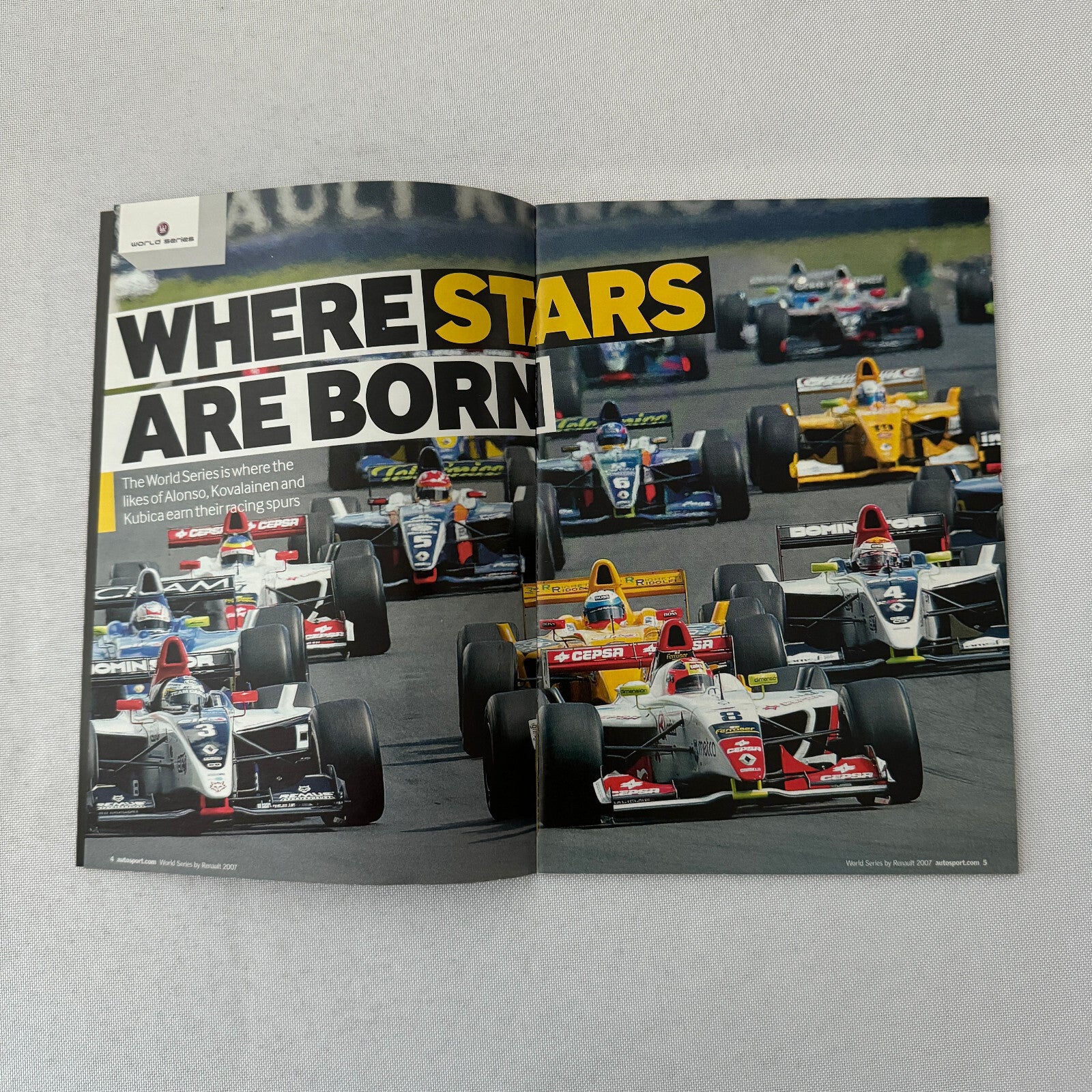 2007 Renault World Series Racing Guide Brochure Autosport