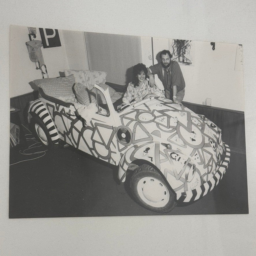 Vintage Volkswagen Beetle Art Car Photo Photograph Print VW Bug