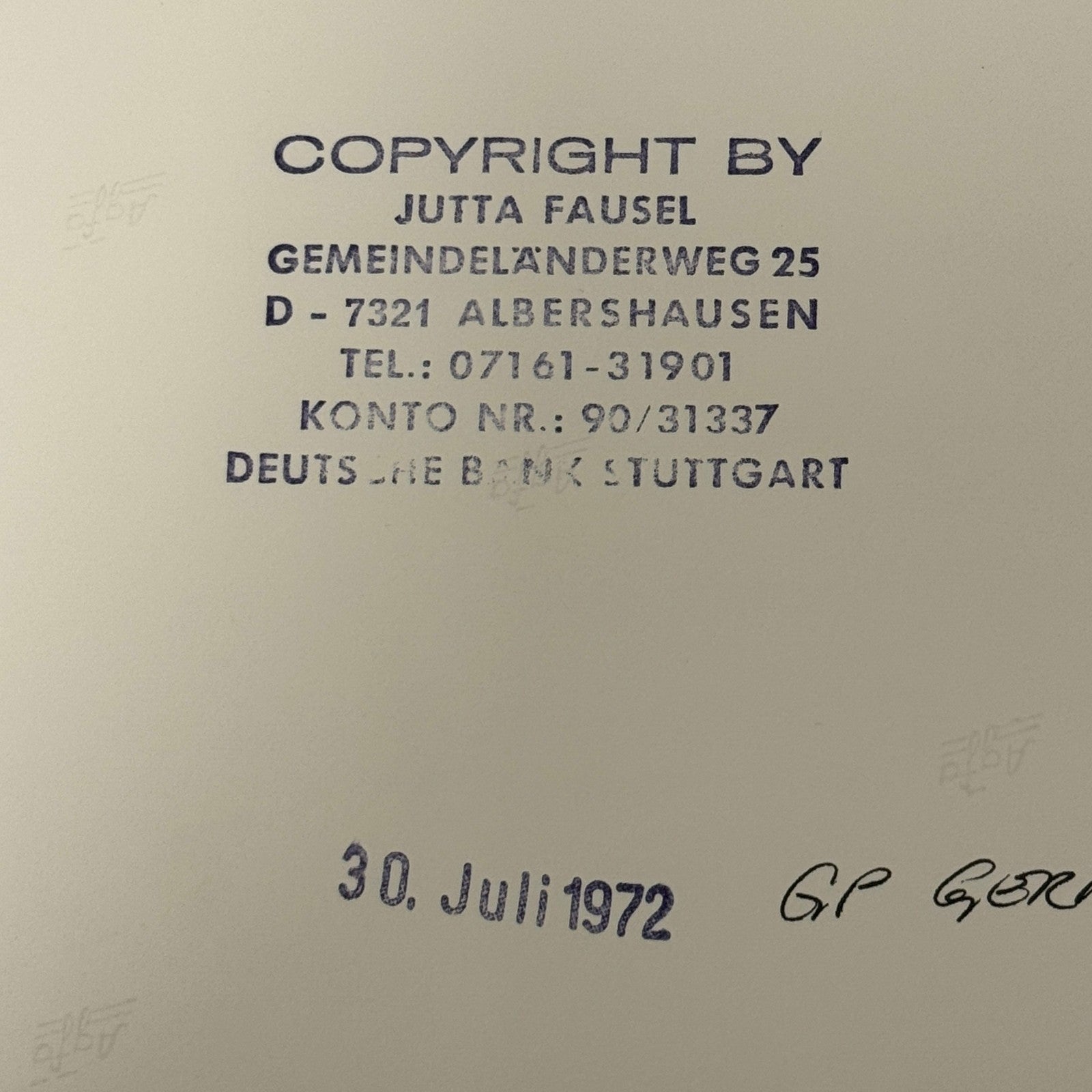 Vintage Racing Photo 1972 German Grand Prix Colin Chapman Peter Warr Motorsport