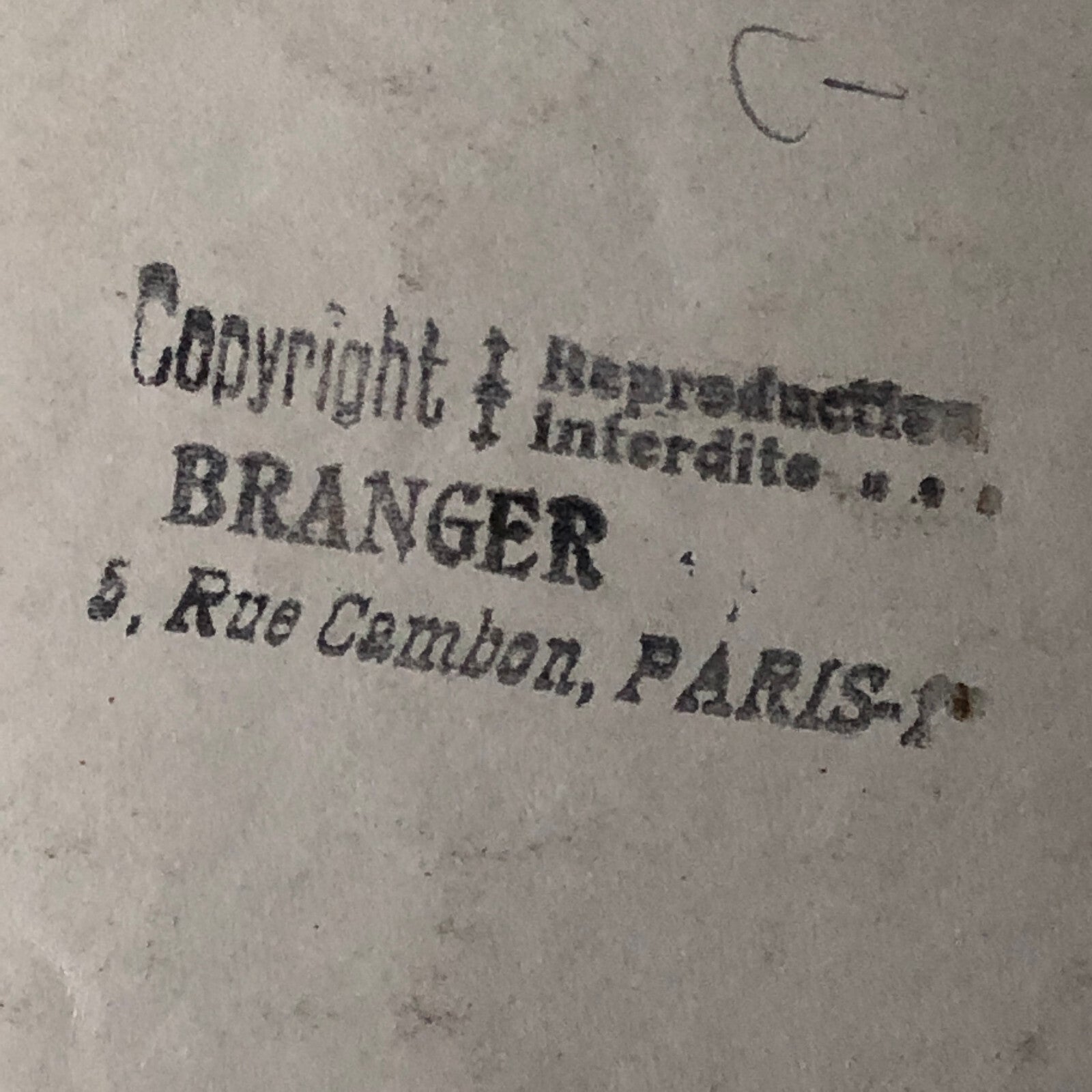 Vintage Racing Photo Photograph Print - Alfa Romeo Branger Photo Paris