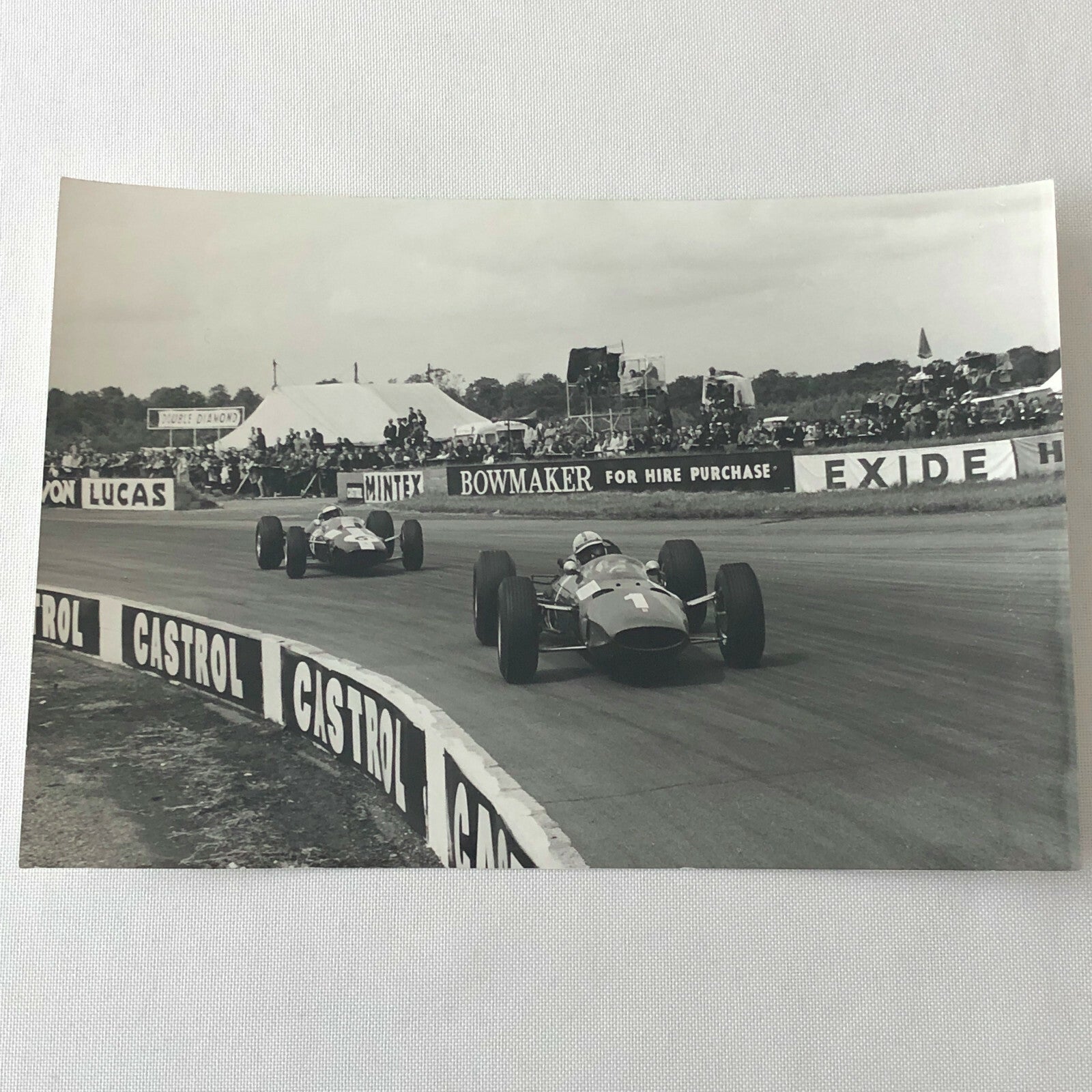 Vintage Grand Prix Racing Photo Photograph John Surtees Mike Spence CAHIER 